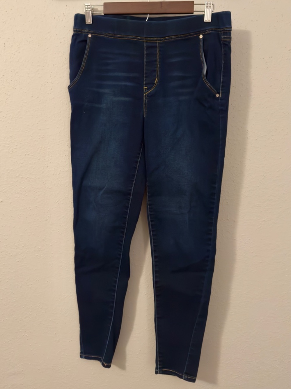 Signature by Levi Strauss High Rise Pull-On Jeggings Dark Wash M